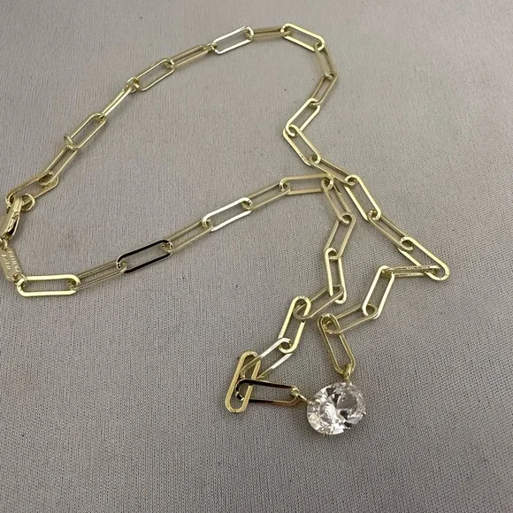 Melinda Maria Hello Gorgeous Samantha chain gold plated necklace - Picture 3 of 4